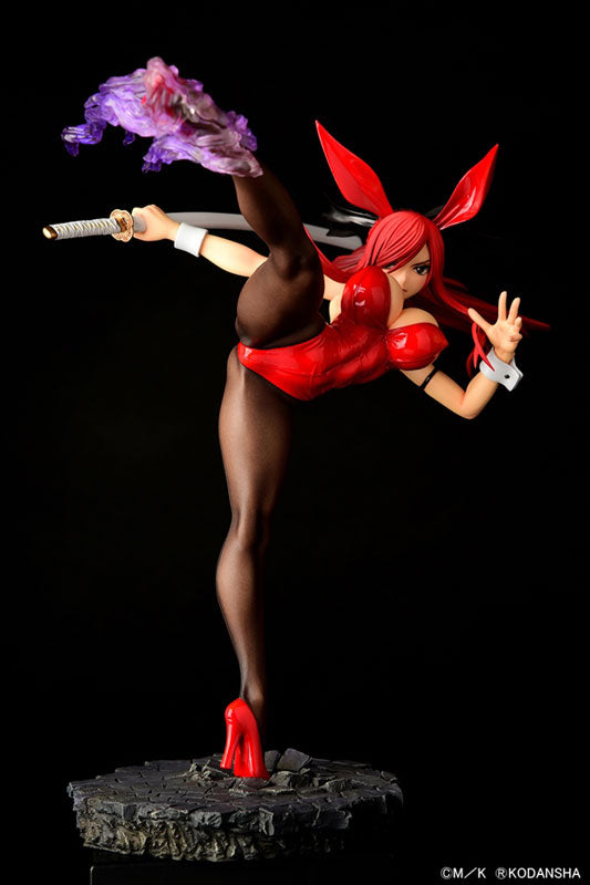 FAIRY TAIL Erza Scarlet High Kick ver. Conejito carmesí 1/6