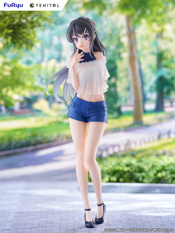 Figura a escala 1/7 de TENITOL TALL Rascal Does Not Dream of Bunny Girl Senpai Mai Sakurajima