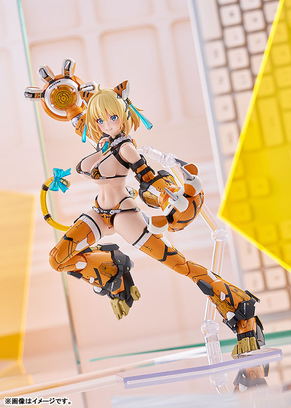 PLANIFICACIÓN DEL TRAJE DE CONEJO PLAMAX BP-02 Sophia F. Shirring: Tiger Armor Ver. Modelo de plástico