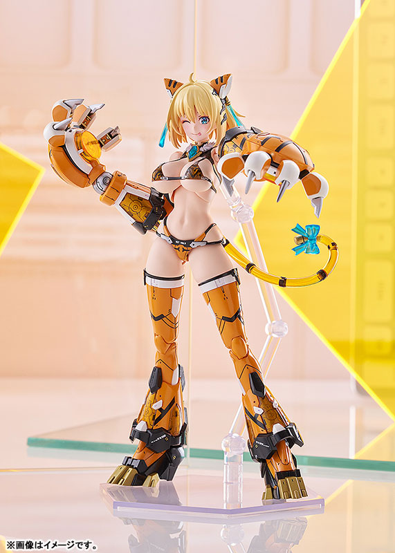 PLANIFICACIÓN DEL TRAJE DE CONEJO PLAMAX BP-02 Sophia F. Shirring: Tiger Armor Ver. Modelo de plástico