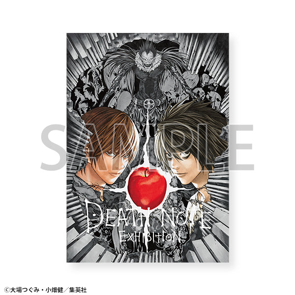 Folleto de la exposición "Revival" del libro de arte "Death Note"