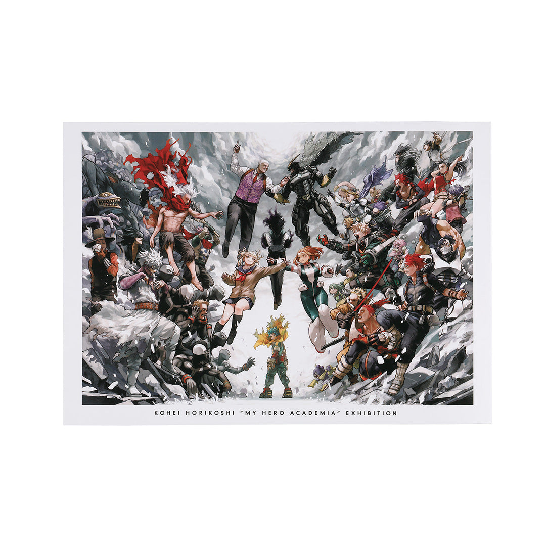 Folleto de la exposición del libro de arte My Hero Academia