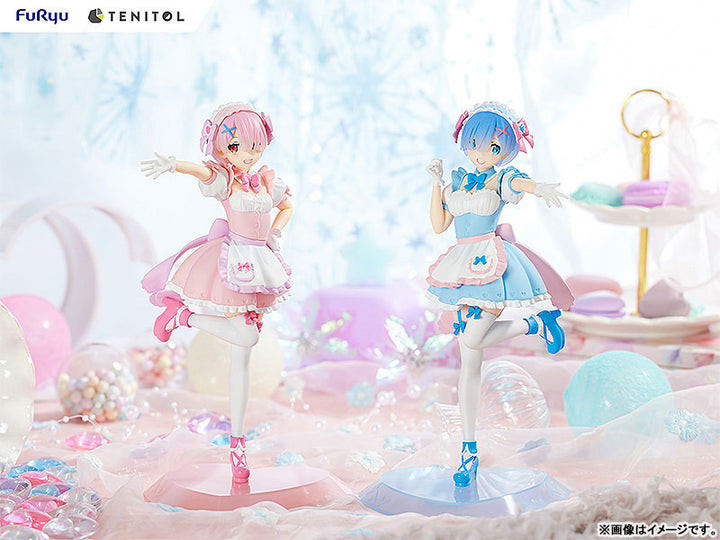 TENITOL Re:ZERO -Starting Life in Another World- Yumekawa Maid Rem & Ram Set w/Bonus