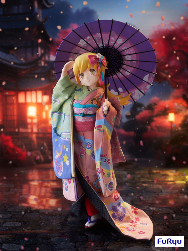 Yoshitoku x F:NEX Monogatari Series Shinobu Oshino -Japanese Doll- Figure