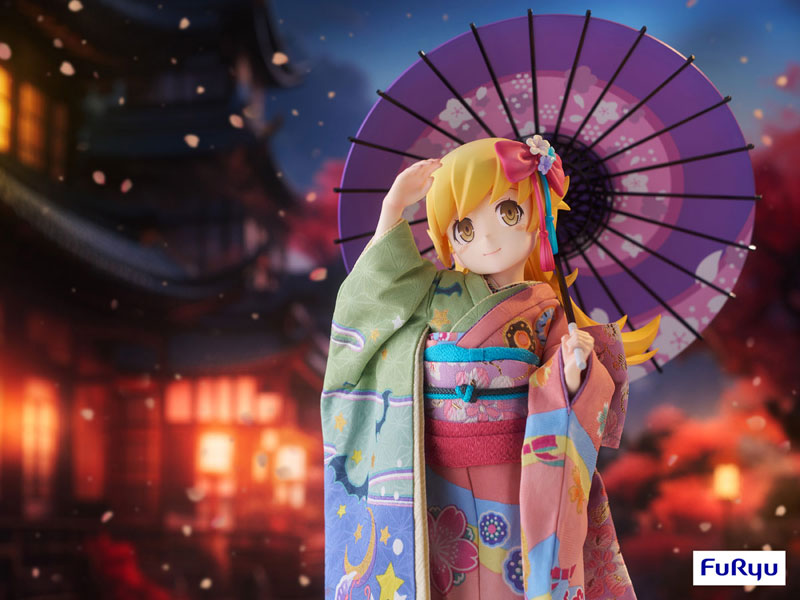 Yoshitoku x F:NEX Monogatari Series Shinobu Oshino -Japanese Doll- Figure