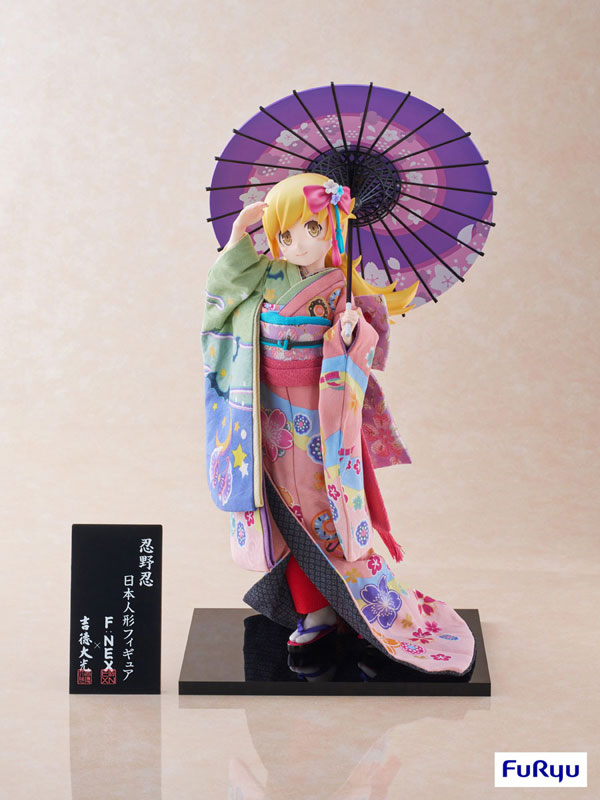 Yoshitoku x F:NEX Monogatari Series Shinobu Oshino -Japanese Doll- Figure