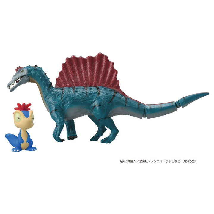 Ania "Crayón de película Shin-chan: Nuestro diario de dinosaurios" Nana y Spinosaurus 