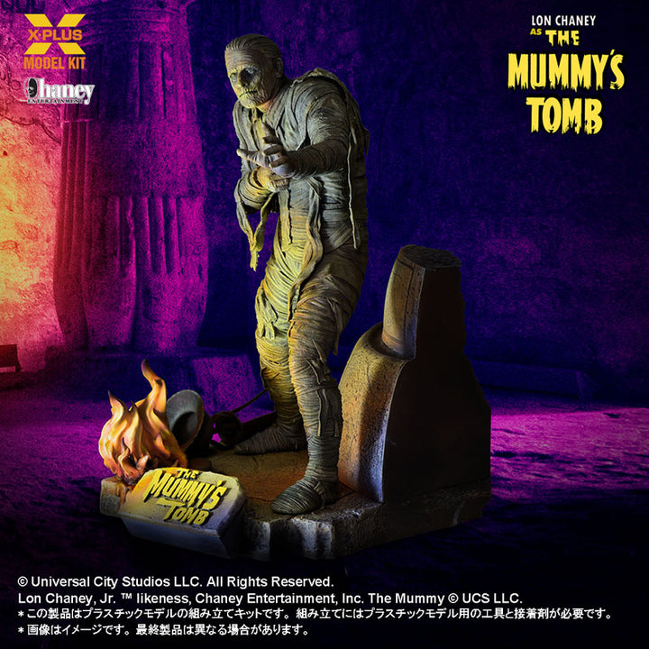 The Mummy's Tomb 1/8 Scale Lon Chaney Jr. as The Mummy Plastic Model Kit