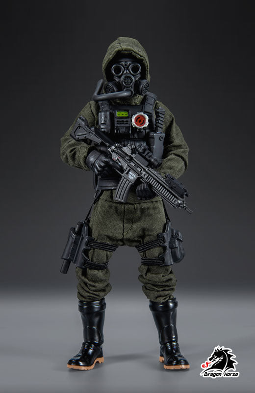 DH-S002LG SCP Foundation Series MTF Zeta-9 "Mole Rats" 1/12 Scale Posable Figure Limited Edition 