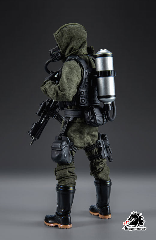 DH-S002LG SCP Foundation Series MTF Zeta-9 "Mole Rats" 1/12 Scale Posable Figure Limited Edition 