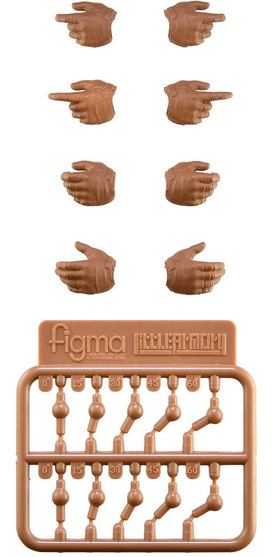 LittleArmory LA-OP17: figma Tactical Gloves L Size (Tan) 