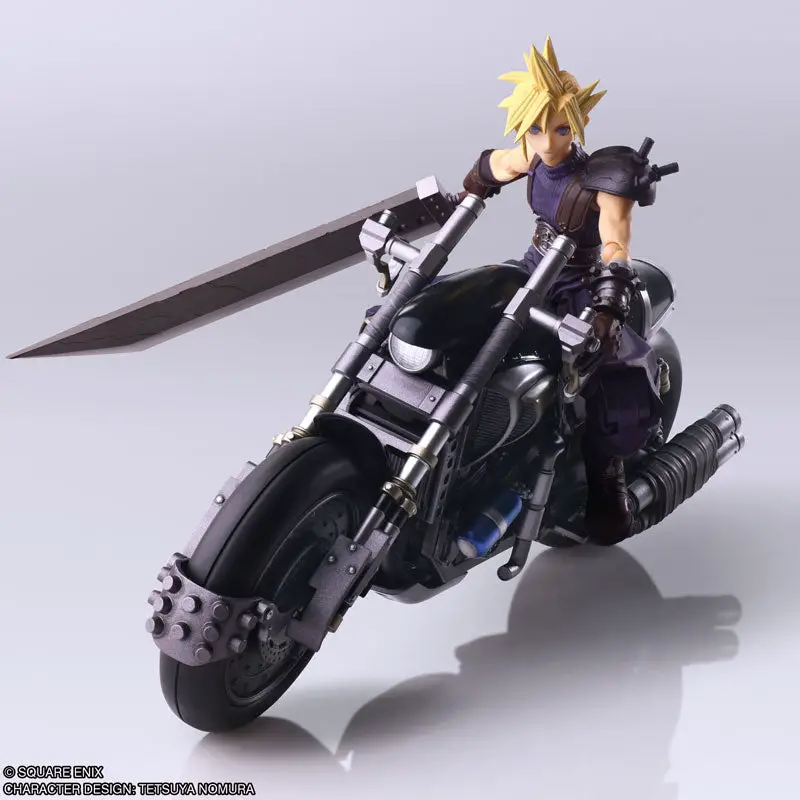 Final Fantasy VII BRING ARTS Cloud Strife &amp; Hardy-Daytona 