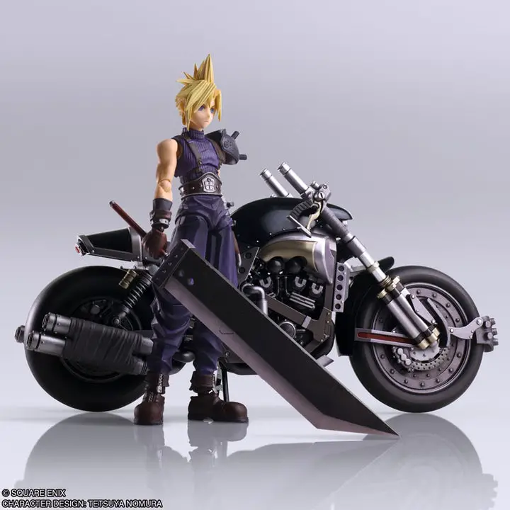 Final Fantasy VII BRING ARTS Cloud Strife &amp; Hardy-Daytona 