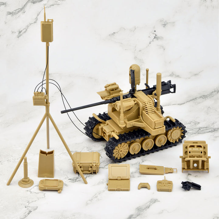 LittleArmory [LD049] Sistema robótico armado UGV 2: Calibre Carrier, modelo de plástico a escala 1/12 