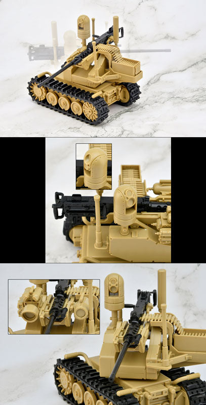 LittleArmory [LD049] Sistema robótico armado UGV 2: Calibre Carrier, modelo de plástico a escala 1/12 