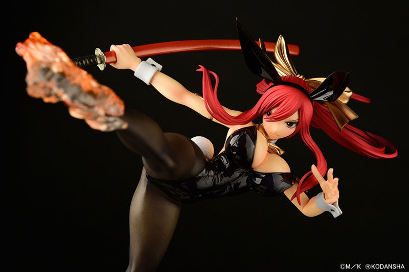 FAIRY TAIL Erza Scarlet High Kick ver. Conejito negro 1/6 