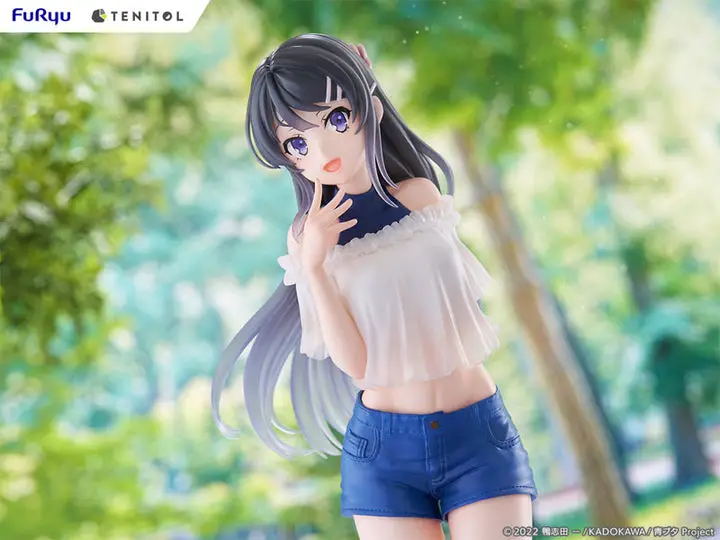 TENITOL TALL Rascal Does Not Dream of Bunny Girl Senpai Mai Sakurajima 1/7 Scale Figure 