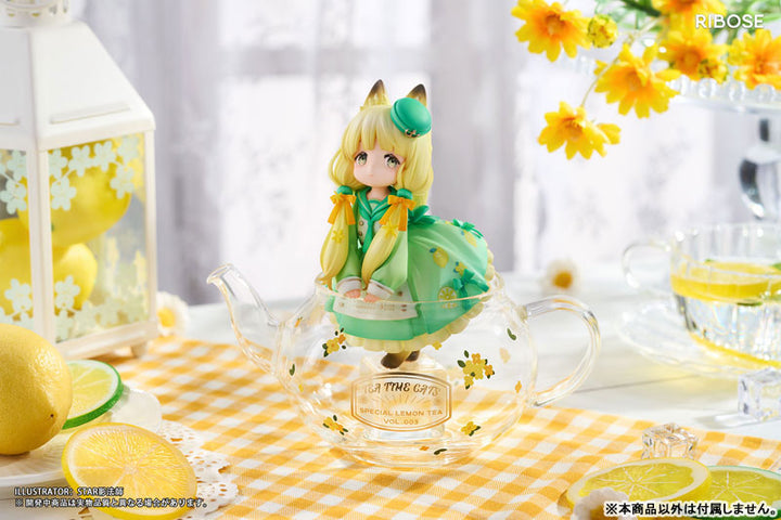 Original Chibi Figure DLC Series "Tea Time Cats": "Lemon Cat"