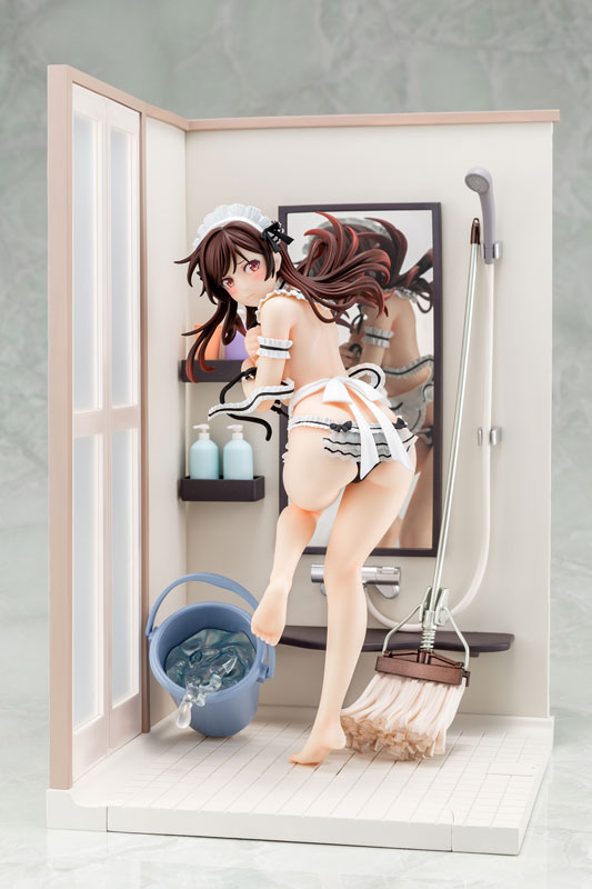 pre-painted completed figure Rent-A-Girlfriend MIZUHARA Chizuru Maid Bikini de cleanup figure