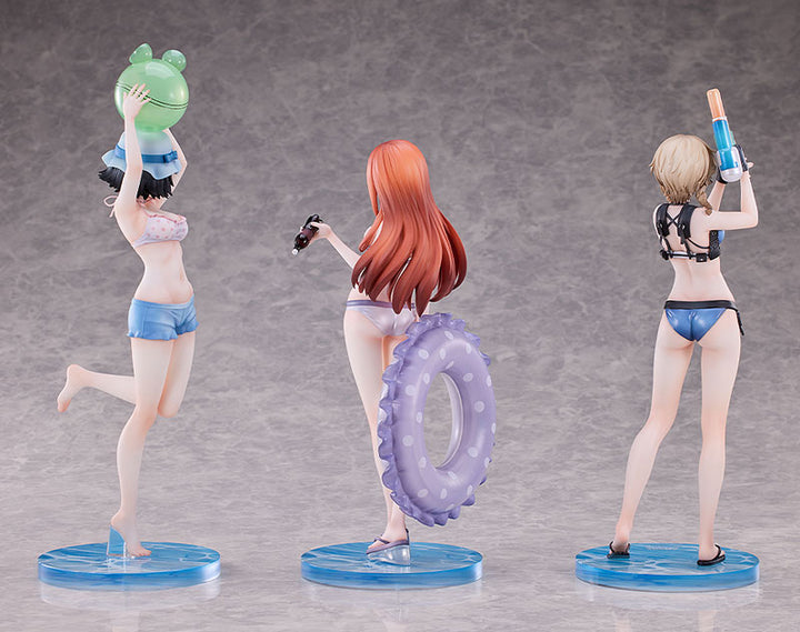 Steins;Gate Kurisu Makise &amp; Mayuri Shiina &amp; Suzuha Amane Swimsuit Ver. Set 1/7 