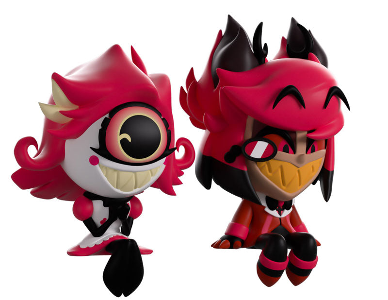 Figura de monitor de hotel Hazbin de Youtooz, 2 piezas. Conjunto (Alastor y Niffty) 