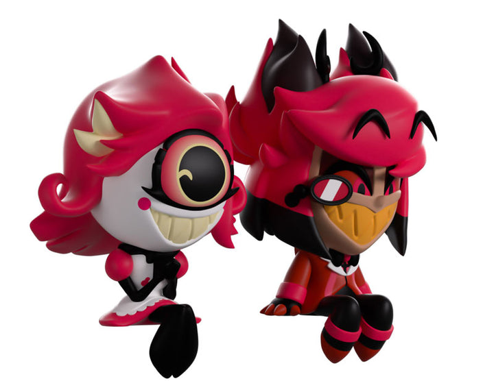Figura de monitor de hotel Hazbin de Youtooz, 2 piezas. Conjunto (Alastor y Niffty) 