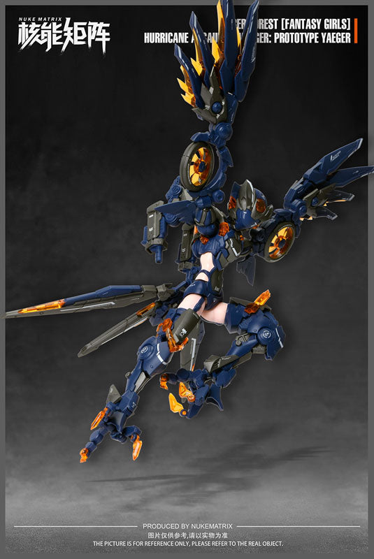 CYBER FOREST [FANTASY GIRLS] HURRICANE ASSAULT REVENGER:PROTOTYPE YAEGER 1/12 Plastic Model