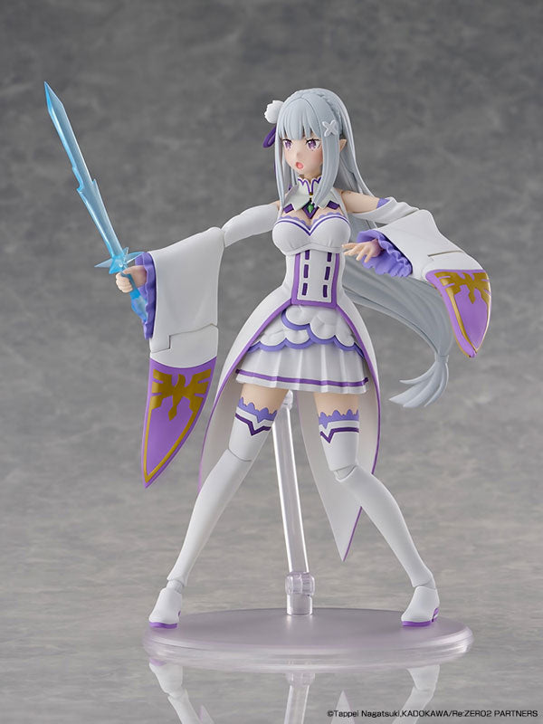 KADOKAWA PLASTIC MODEL SERIES Re:ZERO -Starting Life in Another World- Emilia with Emilia Color Ver. Cutting Mat
