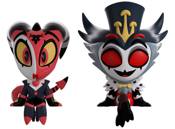 HELLUVA BOSS Monitor Figure 2pc. Set (Blitzo & Stolas)