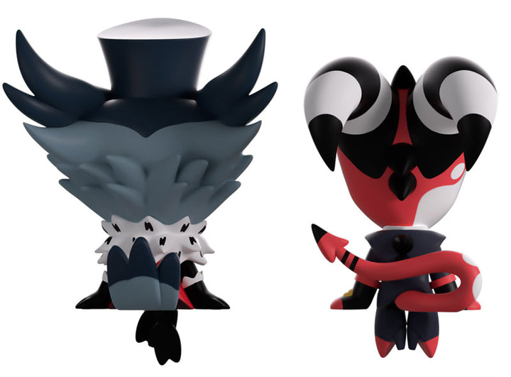 HELLUVA BOSS Monitor Figure 2pc. Set (Blitzo & Stolas)