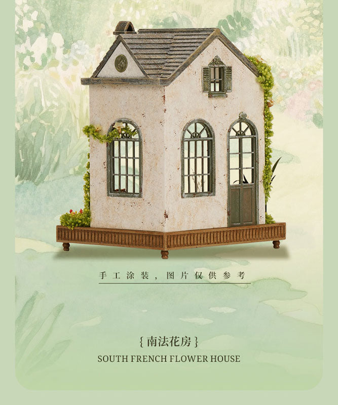 Flower House in Southern France Doll House