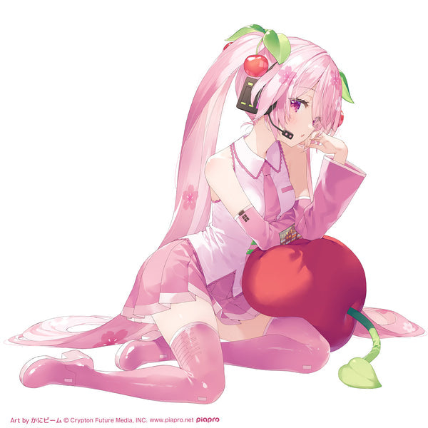 Personaje Serie Vocal 01 Hatsune Miku Sakura Miku Figura Linda de Escritorio Cherry Cushion Ver. 