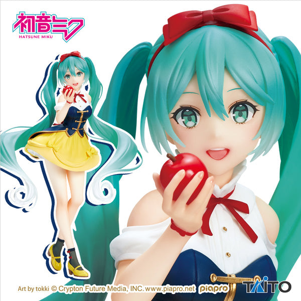 Personaje Serie Vocal 01 Hatsune Miku Wonderland Figura Blancanieves Ver. 
