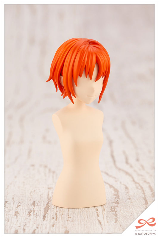 Sousai Shoujo Teien After School Short Wig A [Orange & Purple] 1/10 Plastic Model