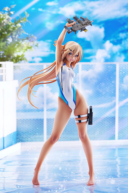 ARMS NOTE Kouhai-chan of the Swimming Club Blue Line Swimsuit Ver. 1/7