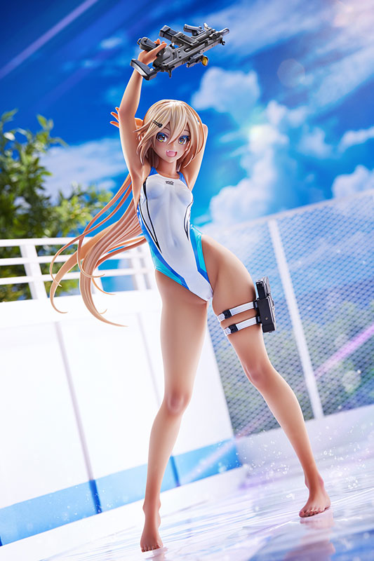 ARMS NOTE Kouhai-chan of the Swimming Club Blue Line Swimsuit Ver. 1/7