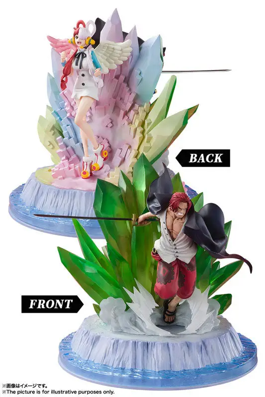 Figuarts ZERO [Chougekisen] Shanks & Uta -ONE PIECE FILM RED Ver.-