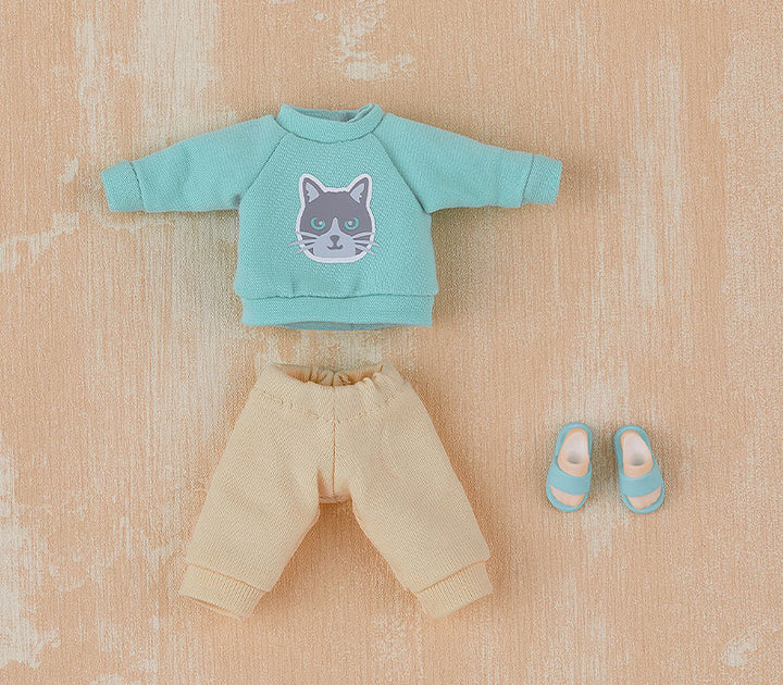 Nendoroid Doll Outfit Set Sweatshirt and Sweatpants (Light Blue)