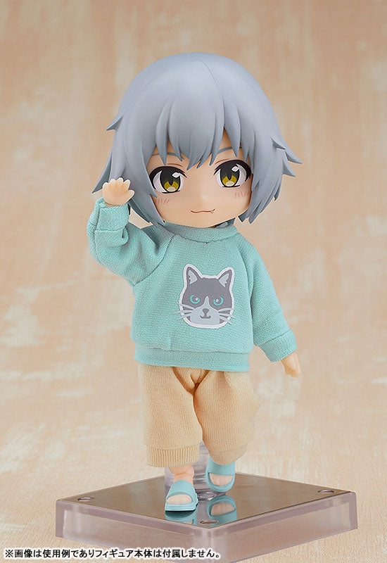 Nendoroid Doll Outfit Set Sweatshirt and Sweatpants (Light Blue)
