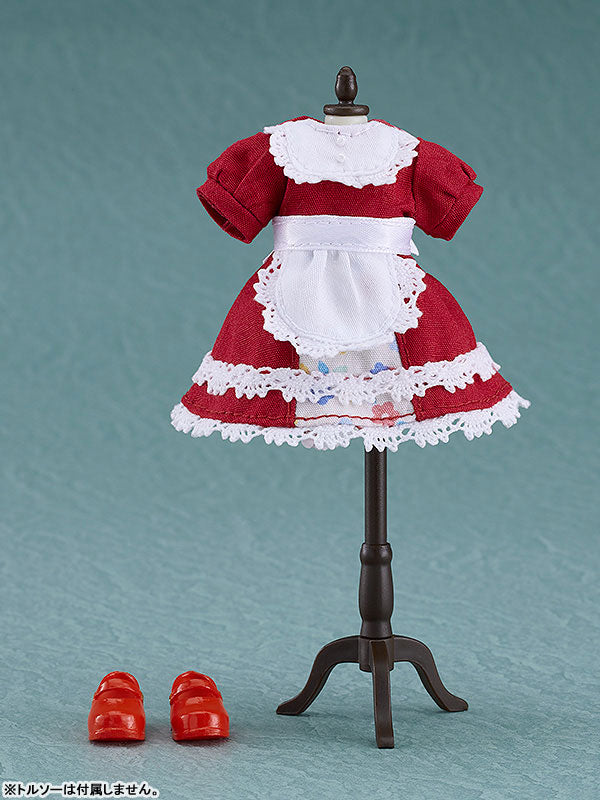 Nendoroid Doll Outfit Set Retro One-piece Dress (Red)