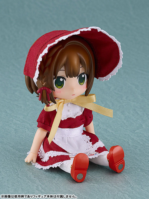 Nendoroid Doll Outfit Set Retro One-piece Dress (Red)