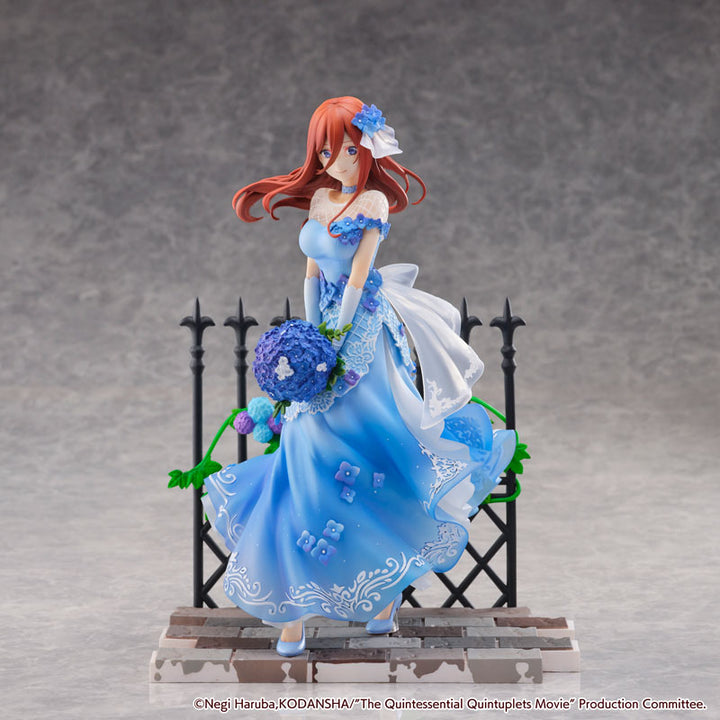 Película "Las Quintillizas por Excelencia" de Miku Nakano - Versión con Vestido Floral - 1/7 (Figura SHIBUYA SCRAMBLE) 