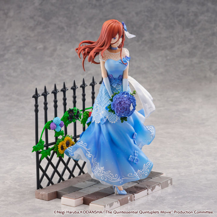Película "Las Quintillizas por Excelencia" de Miku Nakano - Versión con Vestido Floral - 1/7 (Figura SHIBUYA SCRAMBLE) 