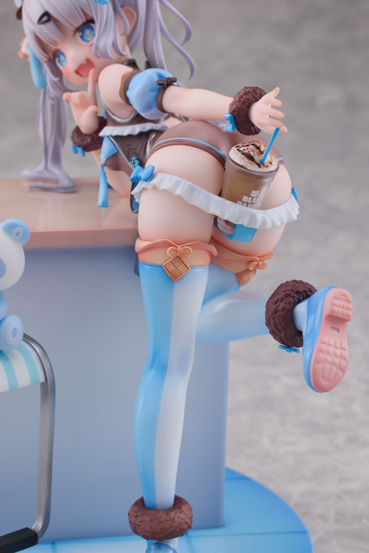  Henreader Original Character Blue Panda Coffee 1/6 