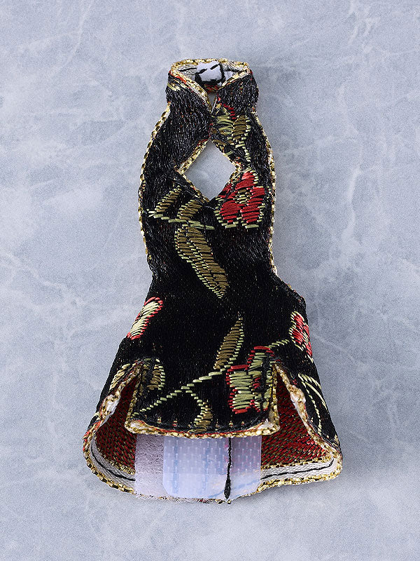 figma Styles Mini Skirt Chinese Dress (Black)
