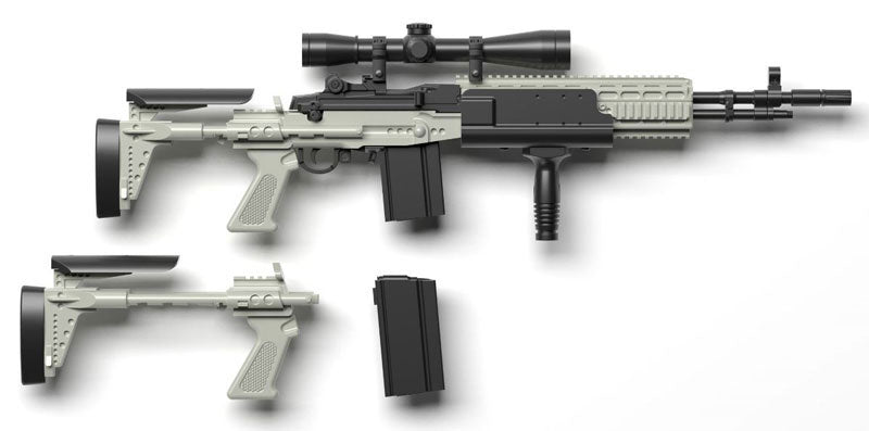 LittleArmory [LA051]Mk14Mod0 EBR Type 1/12 Plastic Model