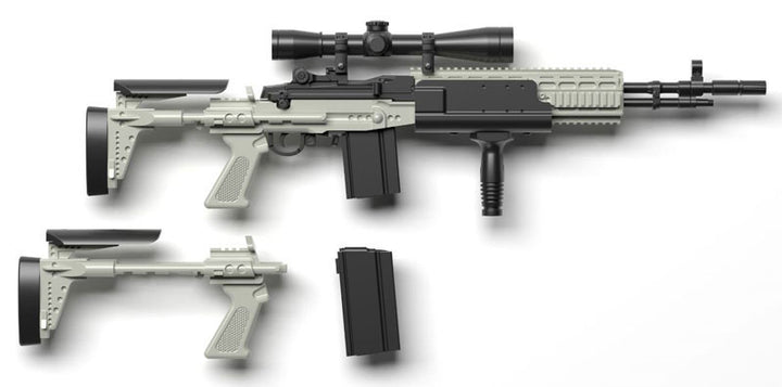LittleArmory [LA051]Mk14Mod0 EBR Type 1/12 Plastic Model