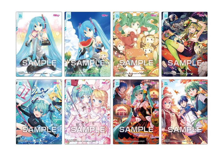 Hatsune Miku Shiny Clear Card Collection Gum First Press Limited Edition 16Pack BOX (CANDY TOY)
