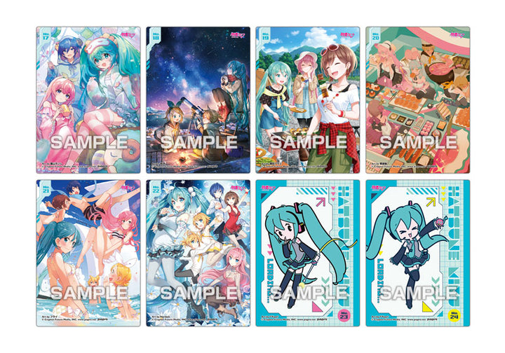 Hatsune Miku Shiny Clear Card Collection Gum First Press Limited Edition 16Pack BOX (CANDY TOY)